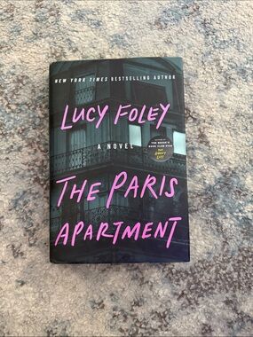 Lucy Foley "The Paris Apartment" Hardcover - Black & Pink Cover